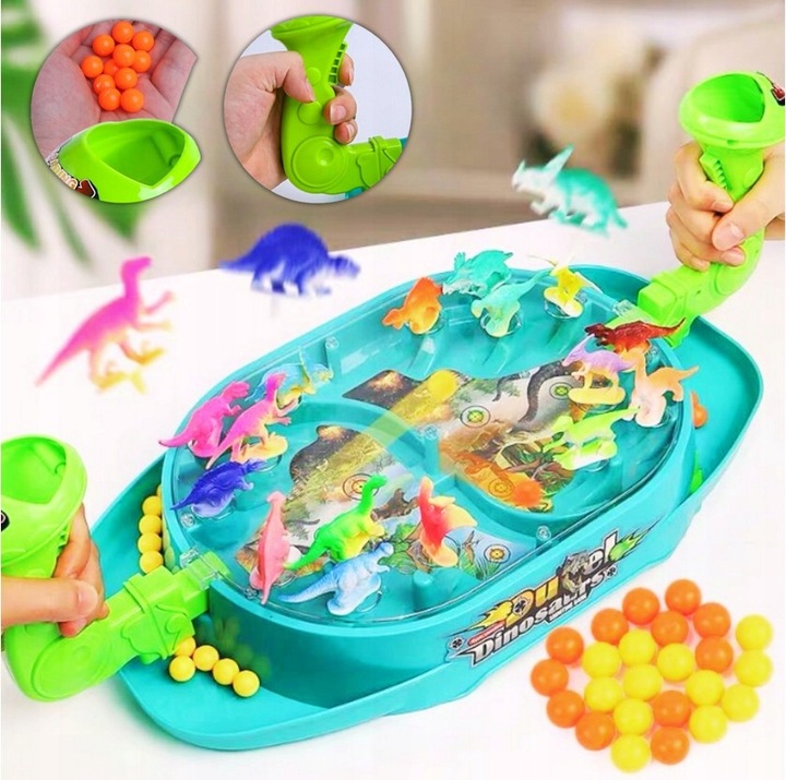 BITWA DIZNOZAURÓW GRA ZRĘCZNOŚCIOWA STRZELANKA WOOPIE