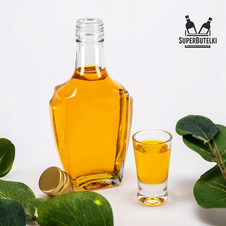 10x Butelki szklane Bonaparte 250 ml na bimber wino NALEWKI WÓDKĘ SOK