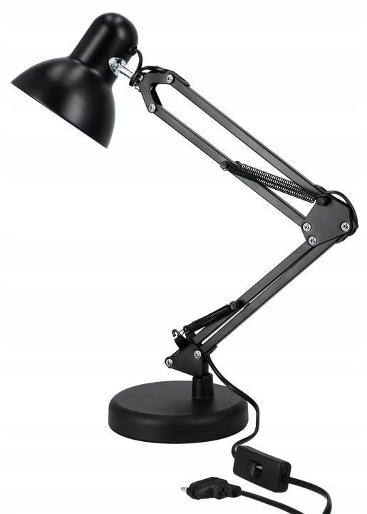 Lampka LED Biurkowa Lampa Szkolna Nocna Kreślarska Regulowana Uchwyt