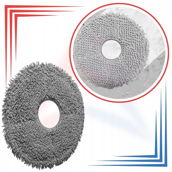 4 x Mop nakładka do Dreame L10S Ultra L10 L20 X20 X40 X50 Xiaomi S10+