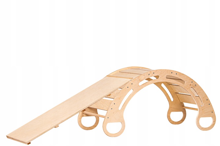 Bujak drewniany, bujaczek + zjeżdżalnia little M