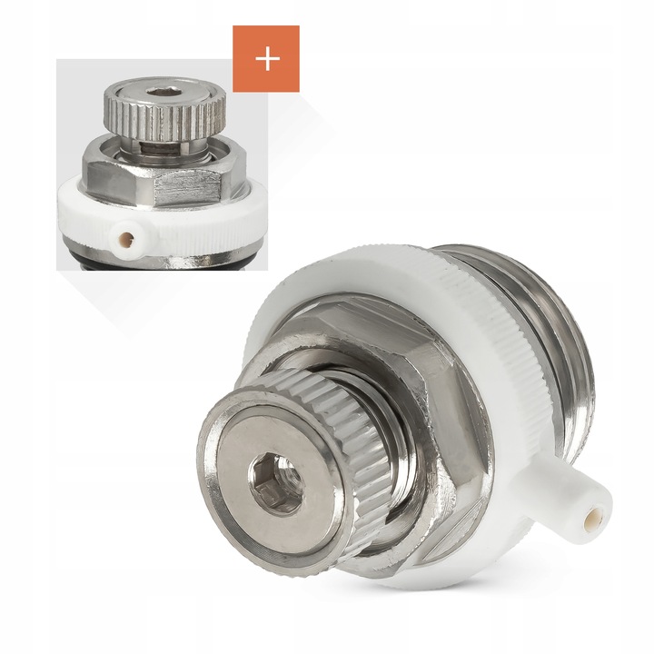 Odpowietrznik Grzejnika Kaloryfera AUTOMATYCZNY 1/2'' Grzejnikowy MOSIĄD LN