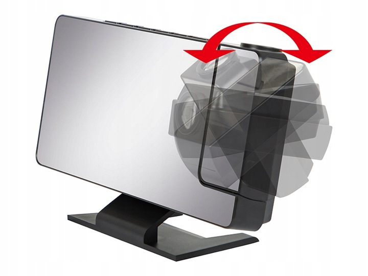 ZEGARY BUDZIK ELEKTORNICZNY CYFROWY Z PROJEKTOREM LED LUSTRO TERMOMETR