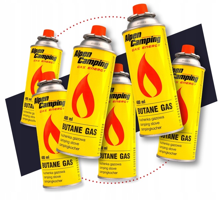 KUCHENKA GAZOWA TURYSTYCZNA 2w1 Z REDUKTOREM I WALIZKĄ + 6 KARTUSZE