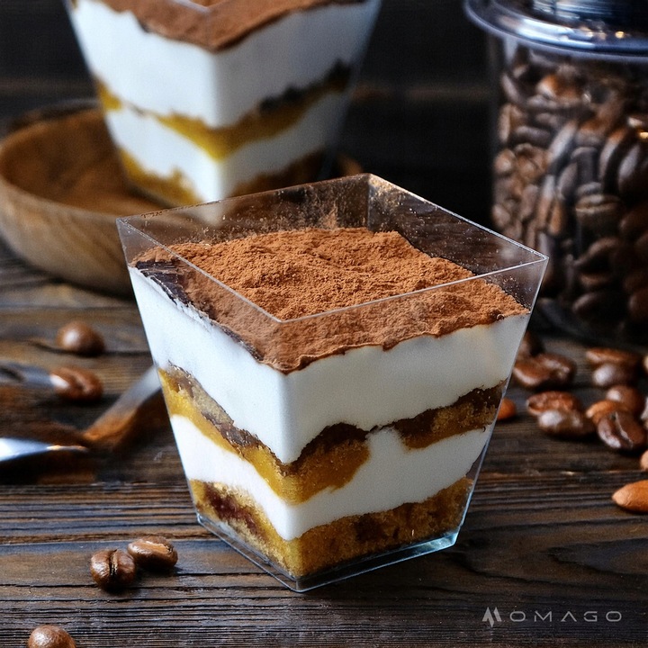 POJEMNIK NA ŻYWNOŚĆ PUCHARKI do DESERÓW na DESERY na DESERKI ŁYŻECZKI