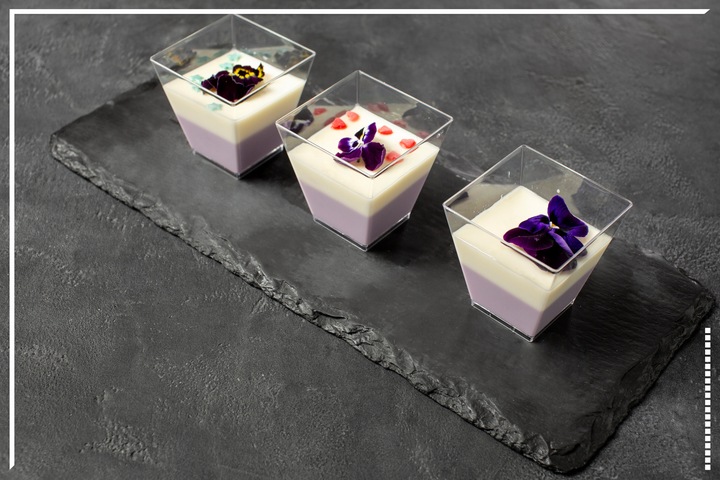 PUCHARKI DO DESERÓW LODÓW 200ml POJEMNIK NA PRZEKĄSKI KWADRATOWE ZESTAW 50x