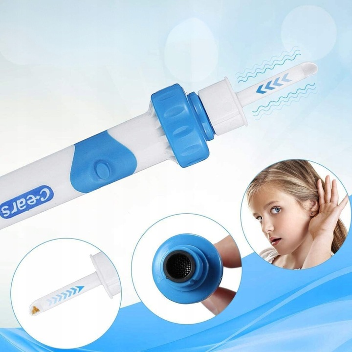 ELEKTRYCZNY ODKURZACZ DO USZU Narzędzie Do Czyszczenia Uszu Woskowiny