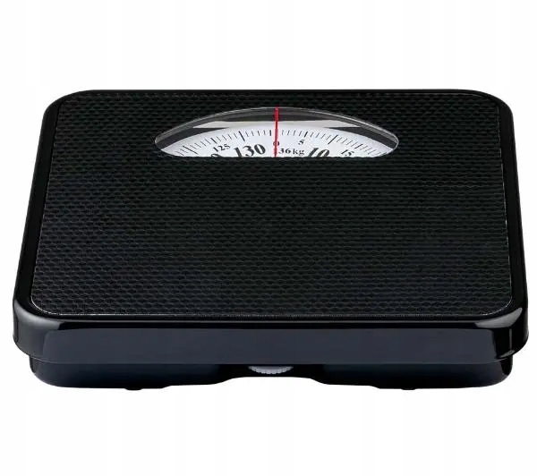 Waga łazienkowa tradycyjna mechaniczna Vesta EBS05B do 136kg Czarna