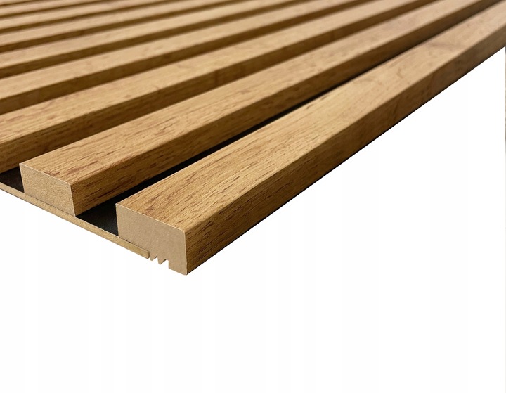 LAMELE ŚCIENNE DĄB WOTAN NA PŁYCIE 515x2750mm