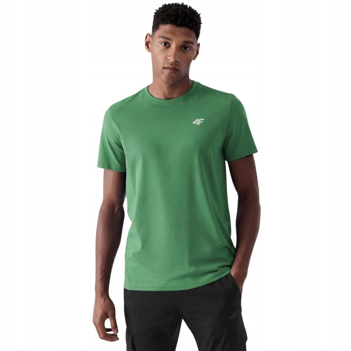 KOSZULKA 4F MĘSKA T-SHIRT ZESTAW SPORTOWY BAWEŁNIANY KOMPLET 3PAK