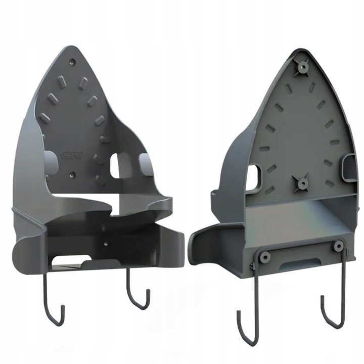 Wieszak na żelazko i deskę do prasowania, uchwyt IRONIX antracyt