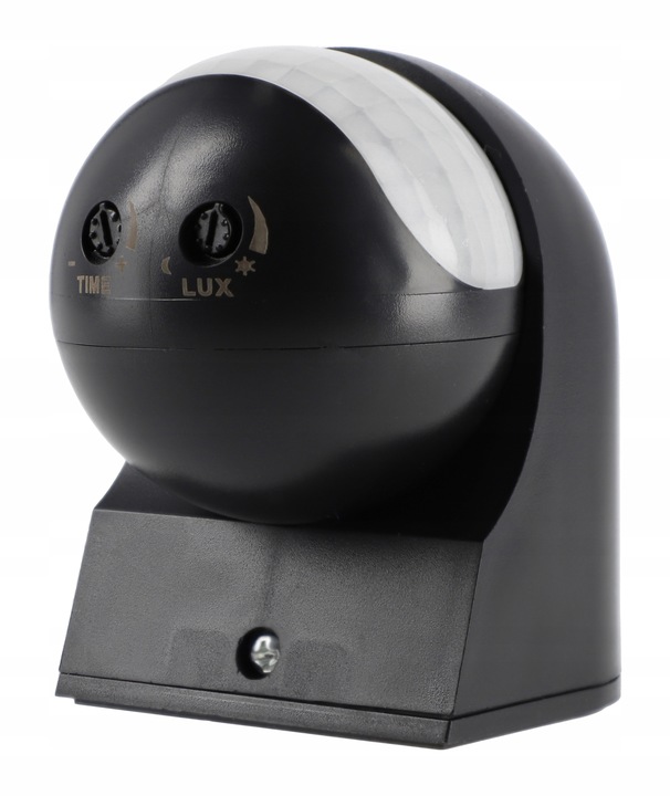 Ścienny czujnik ruchu zmierzchu PIR zewnętrzny LED sensor regulowany