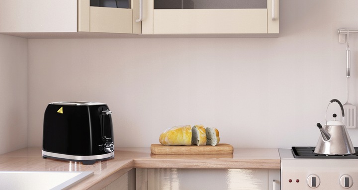 TOSTER DO KANAPEK 7 POZIOMÓW OPIEKANIA 850W 2 KROMKI FUNKCJA