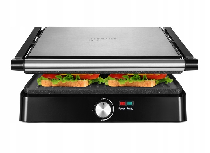 GRILL DO KANAPEK PANINI OPIEKACZ TOSTER ROZKŁADANY ELEKTRYCZNY DUŻY