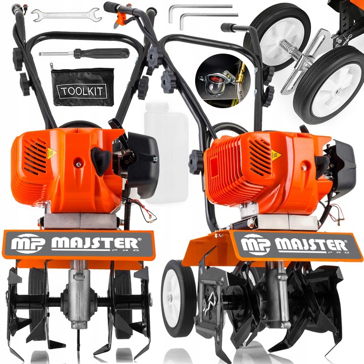 GLEBOGRYZARKA Spalinowa KULTYWATOR do gleby ziemi 30cm z REGULACJĄ