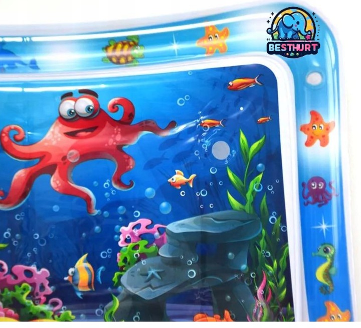 Dmuchana Mata Wodna Sensoryczna Dla Niemowląt Mata Wodna XXL 69cm