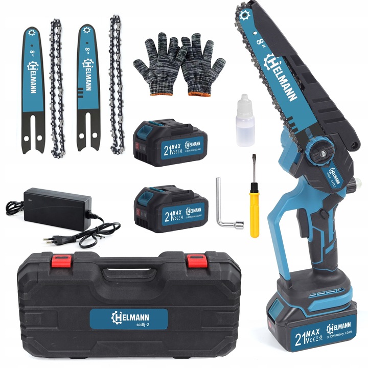 PIŁA ŁAŃCUCHOWA AKUMULATOROWA 8" BEZSZCZOTKOWA PILARKA DO GAŁĘZI