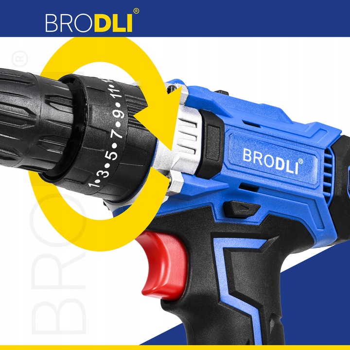 WIERTARKO WKRĘTARKA AKUMULATOROWA UDAROWA 2 BATERIE BAZA ŁADUJĄCA