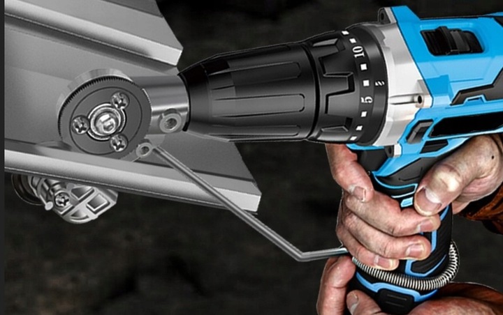 ADAPTER DO CIĘCIA BLACHY NA WKRĘTARKĘ WIERTARKĘ PRZYSTAWKA NOŻYCE