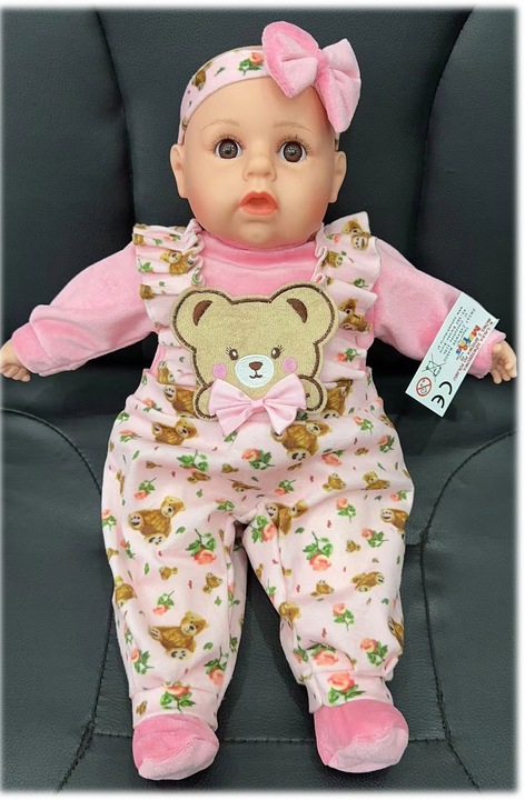 LALKA BOBAS MÓWI I ŚPIEWA PO POLSKU 45CM+SMOCZEK_73