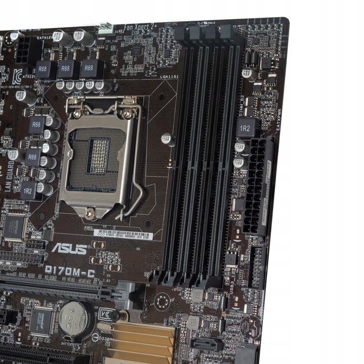 PŁYTA GŁÓWNA ASUS Q170M-C S1151 USB 3 PCIE 3.0 HDMI DP DVI VGA