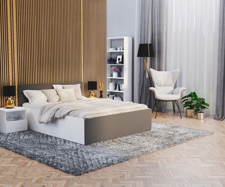 Łóżko 120x200 + materac podnoszone PANAMA PM