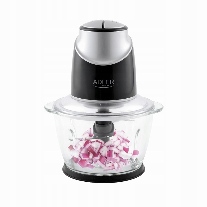 ROZDRABNIACZ ADLER AD4082 DO WARZYW, OWOCÓW I ORZECHÓW ZE SZKLANĄ MISĄ