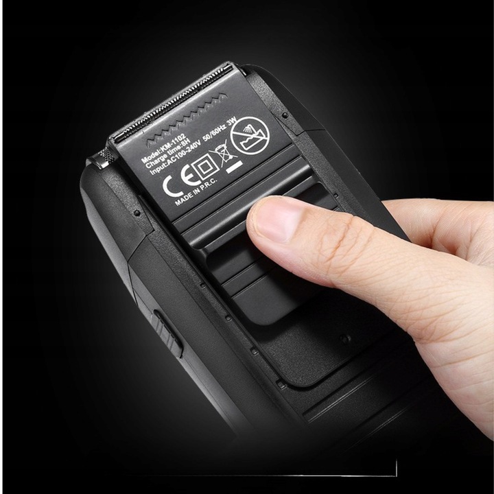 BEZPRZEWODOWA GOLARKA FOLIOWA DO GOLENIA BRODY WŁOSÓW MĘSKA MASZYNKA KEMEI