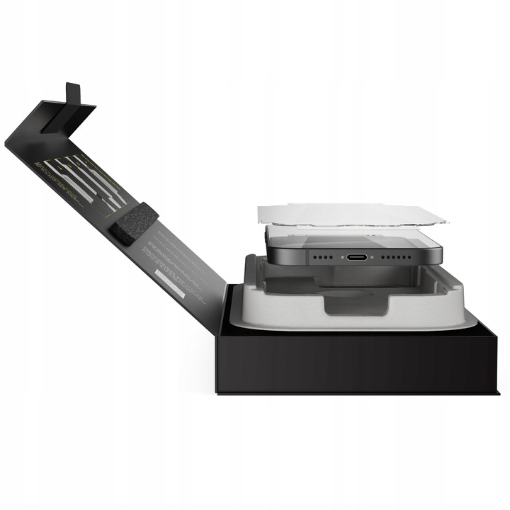 SZKŁO HARTOWANE DO IPHONE 15 PRO MAX Z APLIKATOREM QUICKFIT - 2 SZTUKI