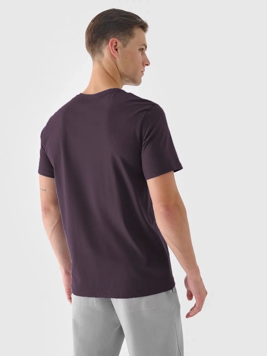 KOSZULKA 4F MĘSKA SPORTOWA PODKOSZULEK T-SHIRT BAWEŁNANY DZIEŃ