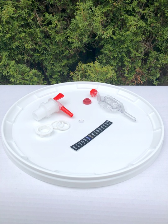 Wiadro pojemnik fermentacyjny Fine Spirit 33L + ZESTAW do fermentacji