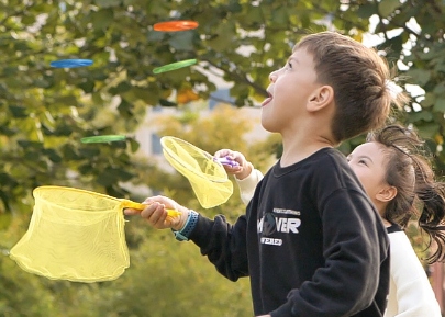 WYRZUTNIA LATAJĄCYCH KRĄŻKÓW DYSKÓW DLA DZIECI XXL