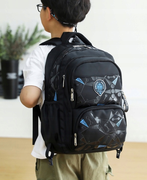 PLECAK SZKOLNY TORNISTER NA KÓŁKACH WALIZKA DLA DZIECI DLA CHŁOPCA POJEMNY