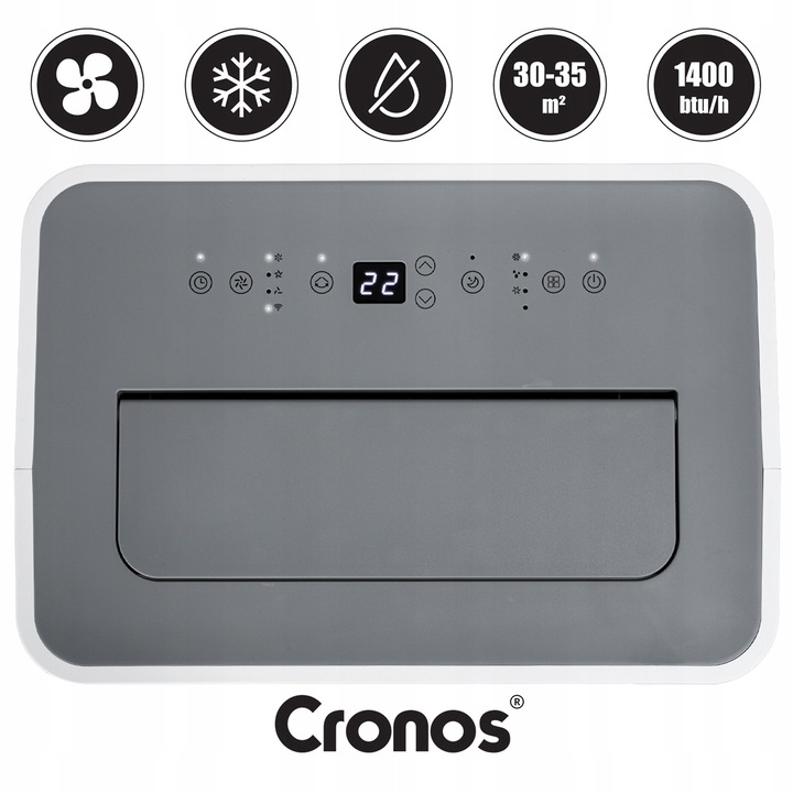 KLIMATYZATOR PRZENOŚNY POKOJOWY KLIMA MOBILNA KLIMATYZACJA WiFi 4,1kW 3w1