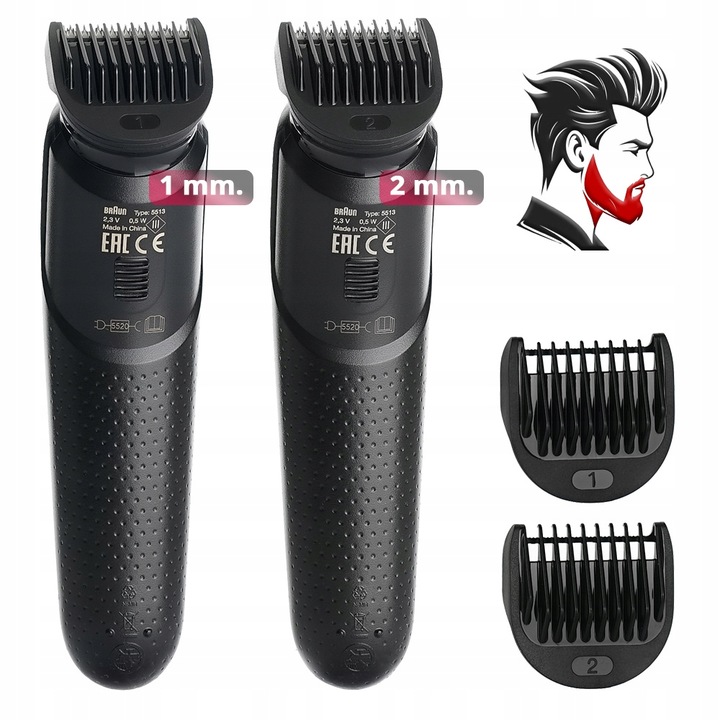 Braun Series 3 : Maszynka do włosów, Trymer, Golarka - Wszystko w jednym HQ