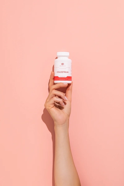 Genactiv Colostrum Colostrigen SIARA BYDLĘCA 120 kapsułek