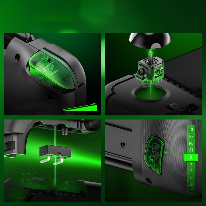 Kontroler mobilny GameSir X2 Pro Biały, wejście USB-C z uchwytem na telefon