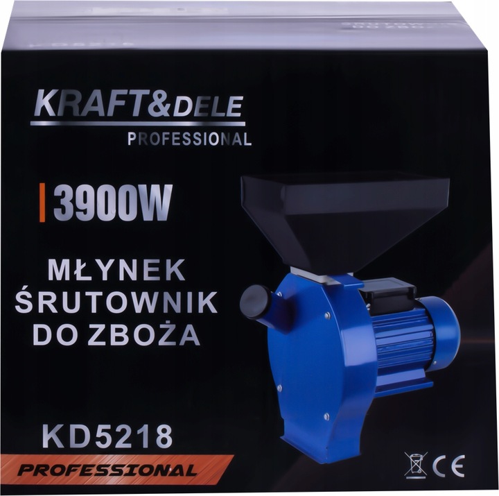 MŁYNEK/ŚRUTOWNIK DO ZBOŻA PASZ 3900W SITA ROZDRABNIACZ SOLIDNA