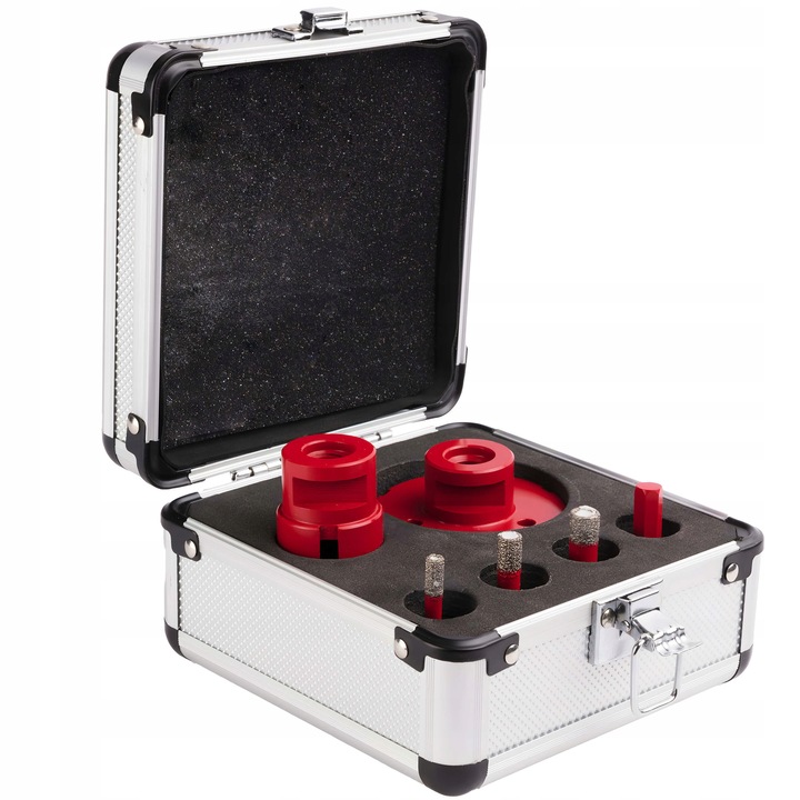 OTWORNICA DO GRESU DIAMENTOWA ZESTAW OTWORNIC 6-68mm BETONU GRANITU ADAPTER