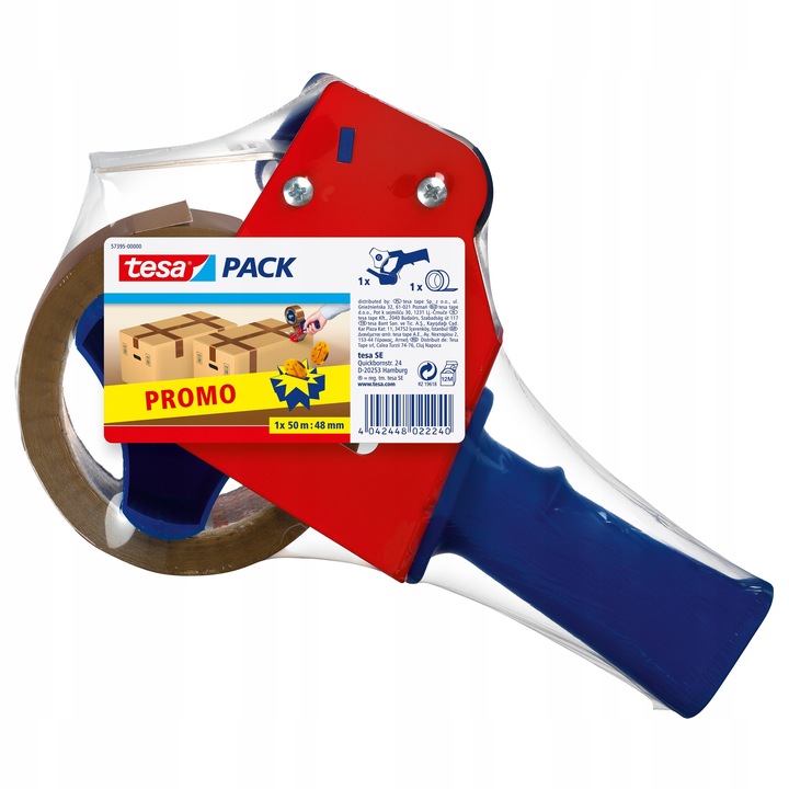 Dyspenser do taśm pakowych tesa STANDARD + taśma