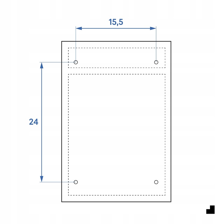 ANTYKOROZYJNA SKRZYNKA NA LISTY Z NUMEREM DOMU | POCZTOWA ADRES |A4