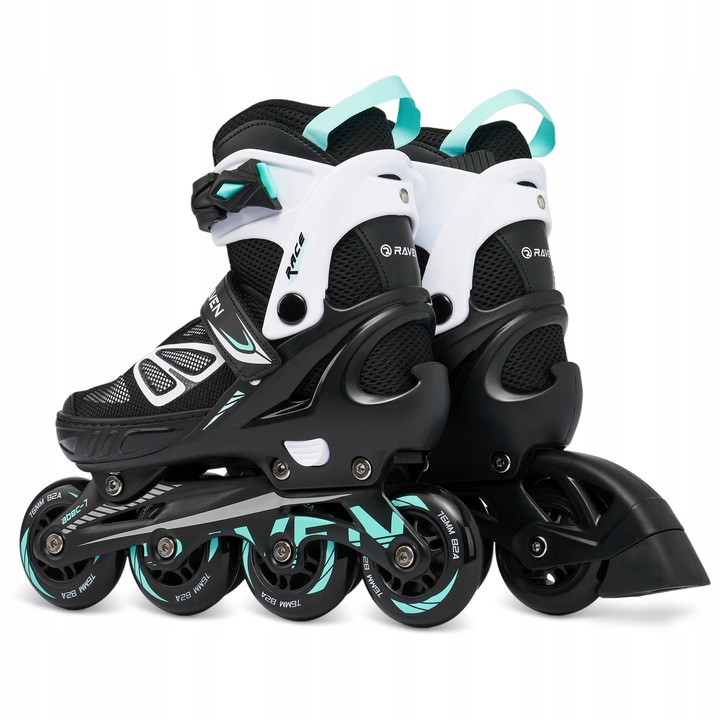 Rolki Regulowane RAVEN Advance Black/Mint 35-39