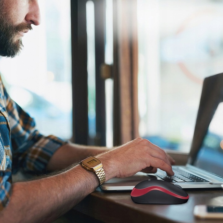 Myszka bezprzewodowa Logitech sensor optyczny