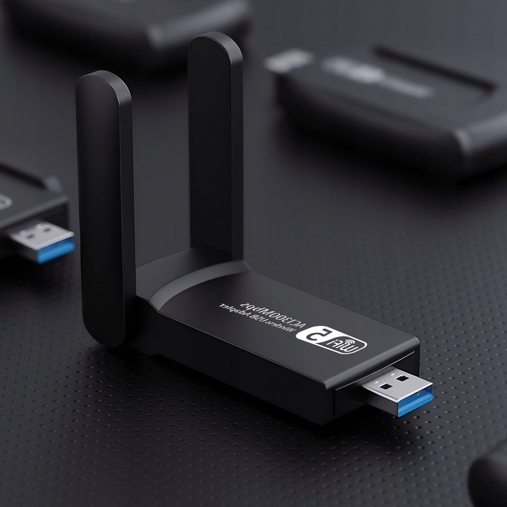 KARTA SIECIOWA WIFI WI-FI ADAPTER USB 3.0 1300Mbps 5GHz 2 TRYBY AP