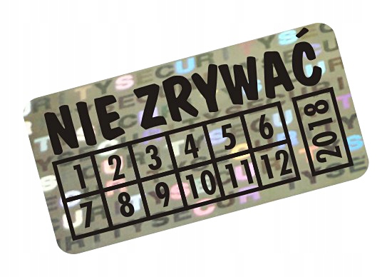 NH-210 - 20x10mm HOLOGRAM PLOMBA SECURITY VOID