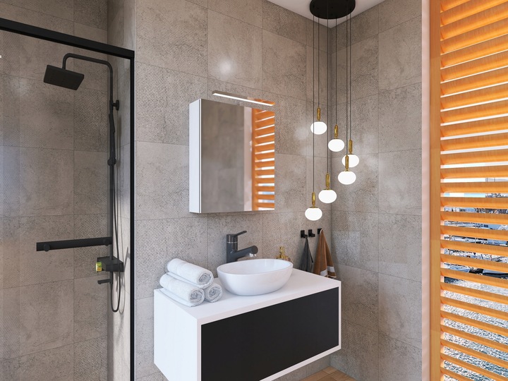 Szafka łazienkowa z lustrem i oświetleniem LED Szafka lustrzana do