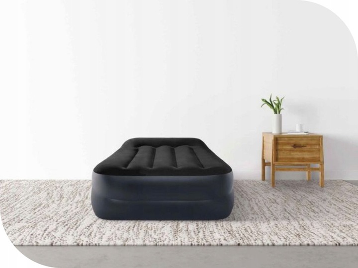 Materac Dmuchany Jednoosobowy Łóżko z Pompką 230V Intex 64122ND MODEL 2024