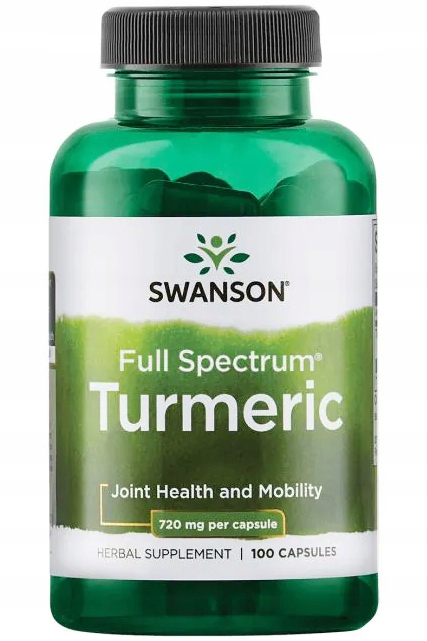 SWANSON KURKUMA KURKUMINA TURMERIC 100kap 720mg