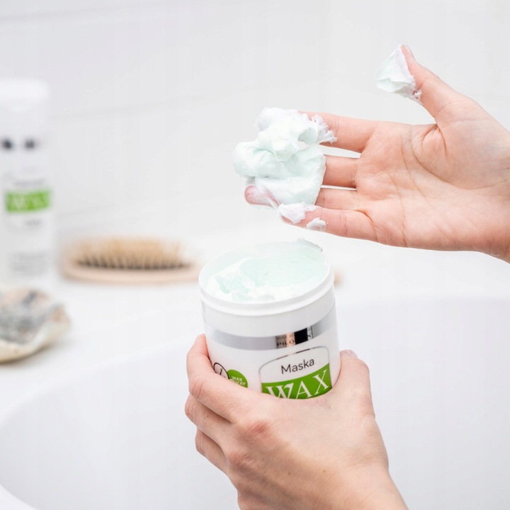 Maska do włosów cienkich przetłuszczających się i na skalp WAX Aloes 480ml