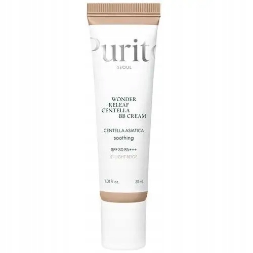 PURITO Cica Clearing BB Cream Krem BB #21 Light Beige 30 ml NOWA WERSJA